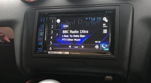 Pioneer AVH-X490DAB installed in Audi TT 2007