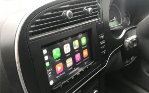 Saab 93 56 reg double din upgrade Kenwood DMX7017DAB