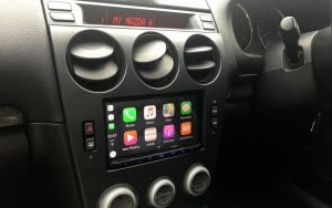 Kenwood DMX7017DAB installed in Mazda 6 2005