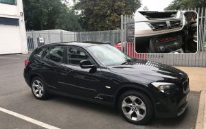 BMW X1 2012 Double Din Multimedia conversion
