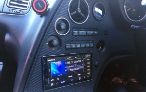 Kenwood DMX7018DAB Double Din DAB installed in Toyota Supra