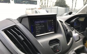 Ford Transit – 2016 Pioneer AVH-A3100DAB with Under seat subwoofer