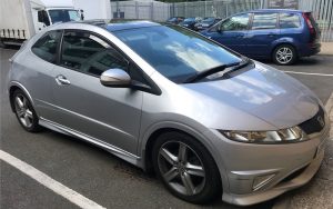 Honda Civic 2009 fitted Pioneer AVH-Z5200DAB AND ND-BC8