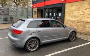 Audi A3 2008 fitted with Kenwood DNX5190 DABS