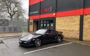 Porsche 997 2006 model in for Pioneer SPHDA230DAB install