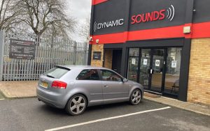 Audi A3 2006 fitted with Alpine UTE-204DAB
