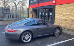 Porsche 997 2007 fitted with Pioneer SPH-DA250DAB