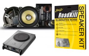 Focal 10cm 2-way Speakers with 8″ Under seat Sub “The Sound you need”