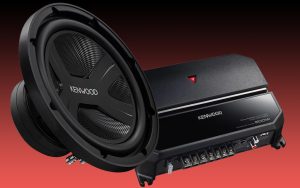 Kenwood PS Series 10″ Sub with Mono Amplifier economical Bass Upgrade