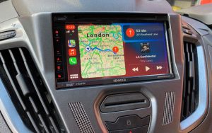 Ford Transit Custom fitted with Kenwood DNX5190DABS & Rear Camera