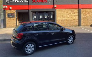 VW Polo fitted with Kenwood DMX5020DABS + Under seat Sub