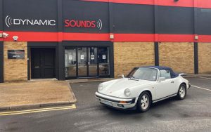 Porsche 911 1986 fitted Blaupunkt Bremen SQR 46 DAB