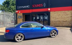 BMW E93 2008 fitted with Sony XAV-AX1005DB