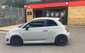 Fiat Abarth 2015 fitted with Sony XAV-AX8050D Stereo