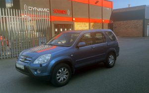 Kenwood DNX451RVS installed in Honda CR-V 2004 model