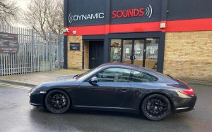 Porsche 911 2009 fitted with a Sony XAV-5650