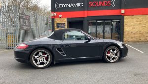 Porsche 987 2005 fitted with Sony XAV-AX560 Multimedia