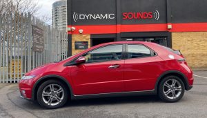 Honda Civic 2011 fitted with Sony XAV-AX3005 DAB Stereo