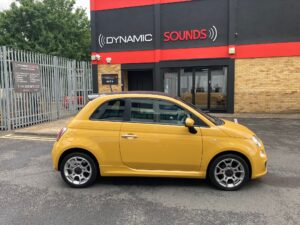 FIAT 500 2015 Model fitted with SONY MEX-N4300BT Stereo