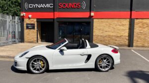 Porsche Boxster 2014 Fitted with Sony XAV-AX5650 Stereo