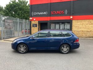 VW Golf 2013 model fitted with Pioneer SPH-DA360DAB and Reverse Camera.