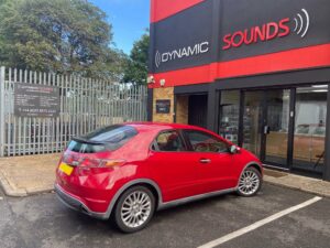 Honda Civic 2009 Model Fitted with Pioneer DMH-A240DAB