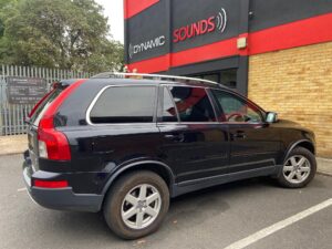 Volvo XC90 2010 Model fitted with JVC KW-M730BT.
