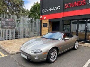 Jaguar XK8 2005 model fitted with Alpine CDE-205DAB