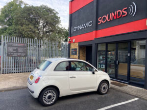 Fiat 500 2010 Model Fitted with Pioneer SPH-DA160DAB and Reversing Camera.