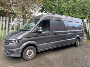 VW Crafter 2021 model upgraded with Alpine ILX-F903D