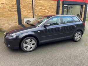 Audi A3 upgraded with Sony MEX-N7300BD car stereo.