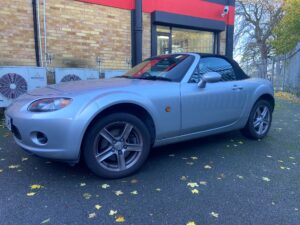 Mazda MX-5 2008 model upgraded with Kenwood DMX8020DABS plus CMOS-230 reversing camera and DRV-N520 dash cam