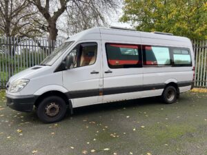 Mercedes Sprinter 2006 model Upgraded with Pioneer SPH-DA360DAB and Focal 130AC speakers