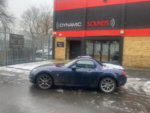 Mazda MX-5 2013 model upgraded with JVC KW-M560BT Stereo