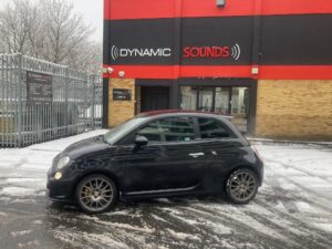 Fiat 500 2013 model upgraded with Pioneer SPH-DA160DAB stereo