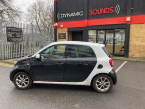 SMART CAR 2016 model upgraded with Pioneer SPH-EVO62DAB-SMAB