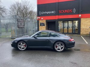 Porsche Carrera 4S 2005 model upgraded with Pioneer AVH-Z9200DAB