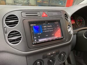 VW Golf 2006 model upgraded with Kenwood DNX7170DABS
