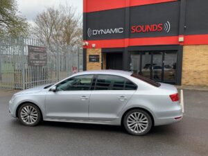 VW Jetta 2011 model upgraded with Kenwood DMX5020DABS CarPlay stereo and CMOS-230 reversing camera