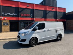 Ford Transit Custom 2016 model upgraded with Pioneer SPH-DA360DAB Wireless CarPlay stereo