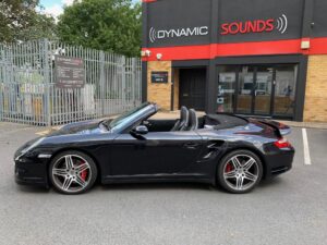 Porsche 911 Turbo S 2009 model upgraded with Pioneer Wireless CarPlay stereo