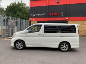 Nissan Elgrand 2005 model upgraded with Kenwood DNX5190DABS sat nav unit