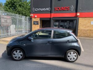 Toyota Aygo 2005 model upgraded with Kenwood DMX5020DABS CarPlay stereo