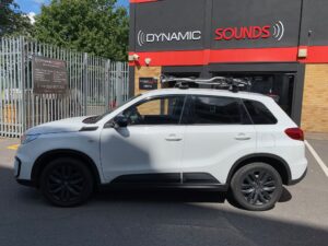 Suzuki Vitara 2016 model upgraded with Pioneer TS-WX130EA underseat subwoofer.