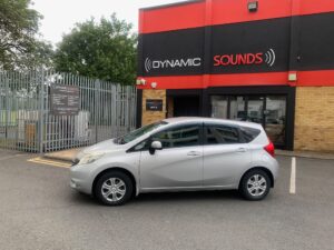 Nissan Note 2013 model upgraded with Kenwood DMX120BT stereo