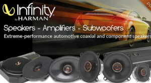 Infinity By HARMAN Speakers, Amplifiers, Subwoofers