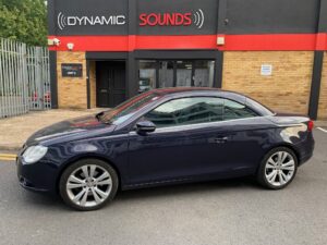 VW EOS 2009 model upgraded with Kenwood DMX7722DABS CarPlay stereo