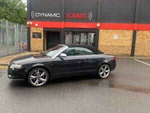 Audi S4 2007 model upgraded with Pioneer SPH-DA360DAB stereo