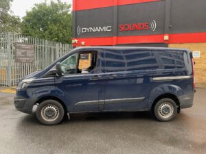 Ford Transit Custom 2017 model upgraded with Sony XAV-AX5650 Stereo