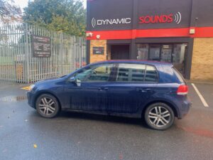 VW Golf 2010 model upgraded with Pioneer SPH-DA160DAB CarPlay, Android Auto, DAB Stereo